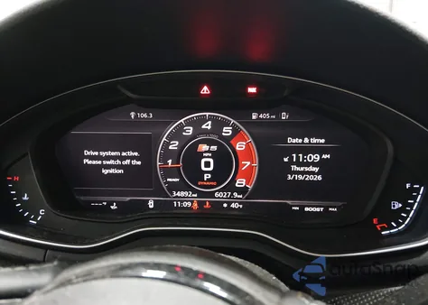 2018 Audi S5 3.0T Premium Plus from USA, damaged, VIN WAUB4CF51JA107567